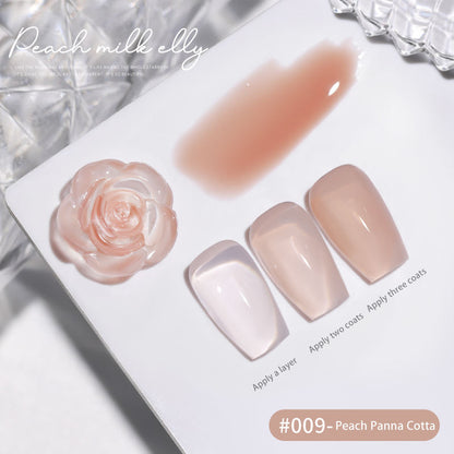30 Colors  15ML Peach Panna Cotta Long Lasting Soak Off UV LED Nail Gel Polish