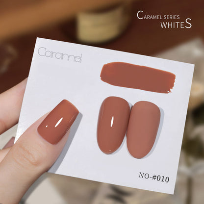 30 Colors  15ML Maillard Caramel Mocha Soak Off UV LED Nail Gel, Early Autumn Trend Color
