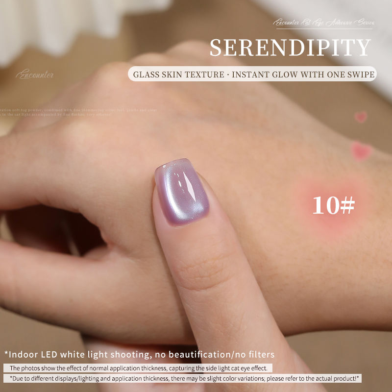 36 Colors Electroplated Porcelain White Glass Beads Phototherapy Nail Polish Cat Eye Gel Nail Polish