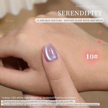 36 Colors Electroplated Porcelain White Glass Beads Phototherapy Nail Polish Cat Eye Gel Nail Polish
