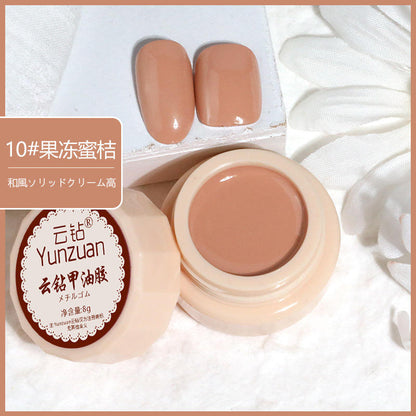 68 Colors 8g Oil Painting No-Wipe Patting Gel, Silk Smooth Natural Gradient Long-Lasting Sponge Nail Gel