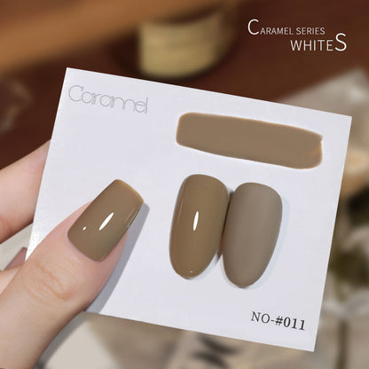 30 Colors  15ML Maillard Caramel Mocha Soak Off UV LED Nail Gel, Early Autumn Trend Color