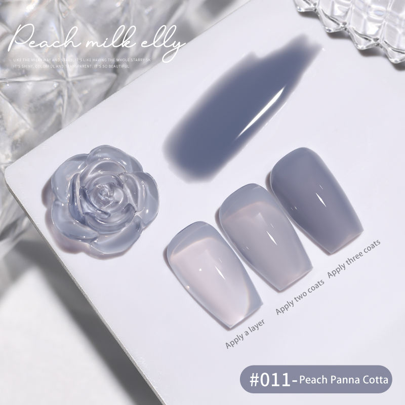 30 Colors  15ML Peach Panna Cotta Long Lasting Soak Off UV LED Nail Gel Polish