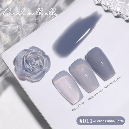 30 Colors  15ML Peach Panna Cotta Long Lasting Soak Off UV LED Nail Gel Polish