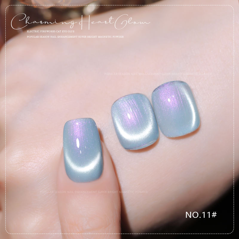 36 Colors Charming Heart Glow Cat Eye Gel Polish Set UV LED Soak