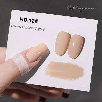 16 Colors Milky Nude Gel Polish Set UV LED Soak Off Nail Gel