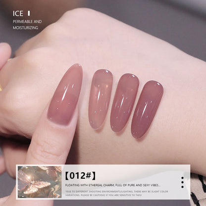 24 Colors Milky Nude Jelly Gel Polish UV LED Soak Off Nail Gel for Salon