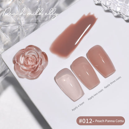 30 Colors  15ML Peach Panna Cotta Long Lasting Soak Off UV LED Nail Gel Polish