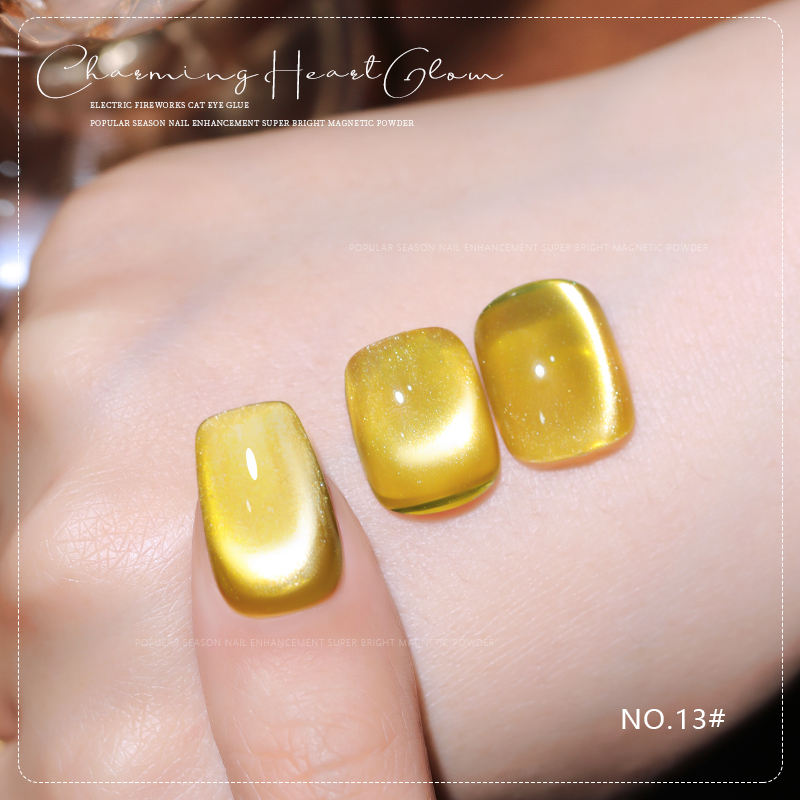 36 Colors Charming Heart Glow Cat Eye Gel Polish Set UV LED Soak