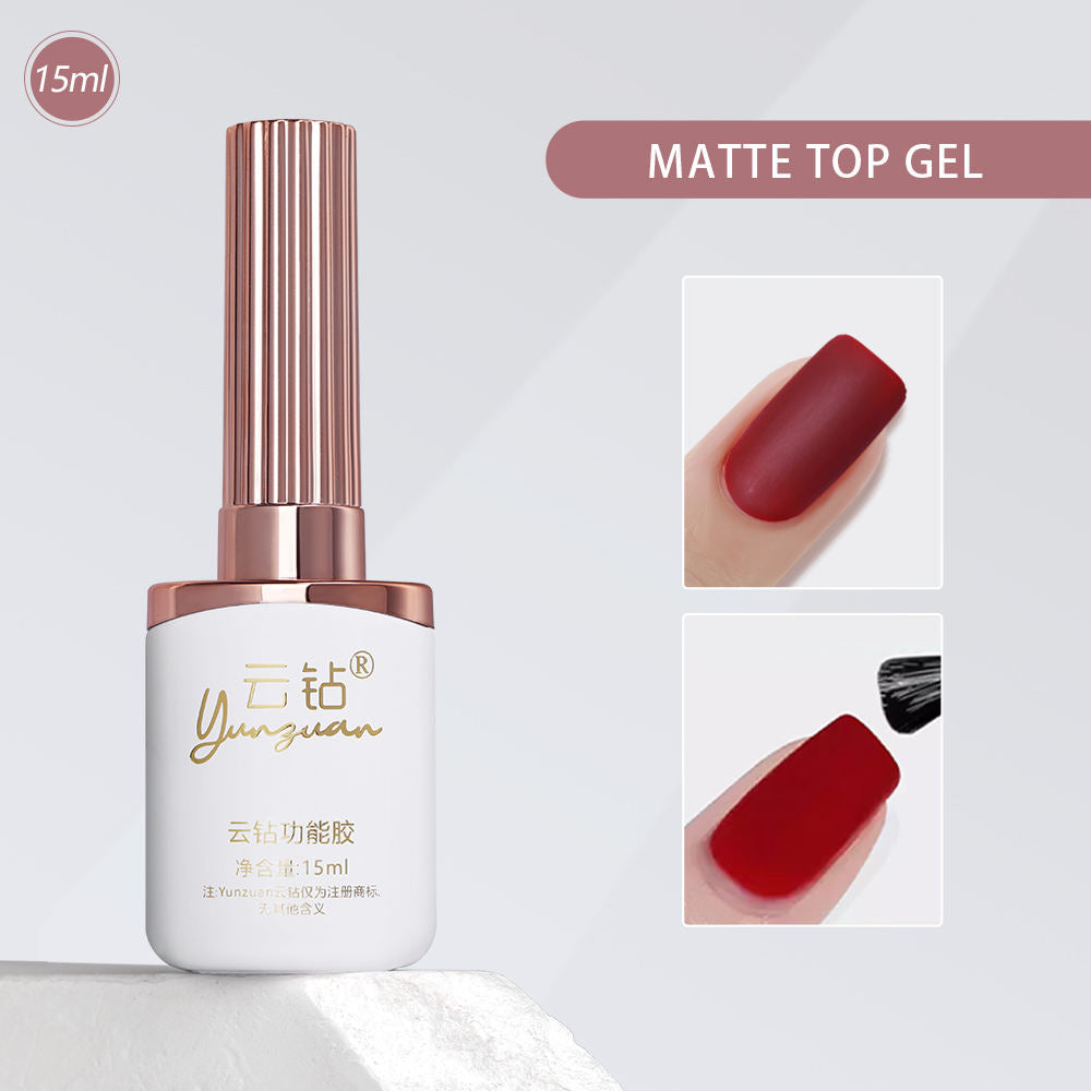 Professional Salon Grade Nail Gel Polish Base Top Matte Rubber Base Extension