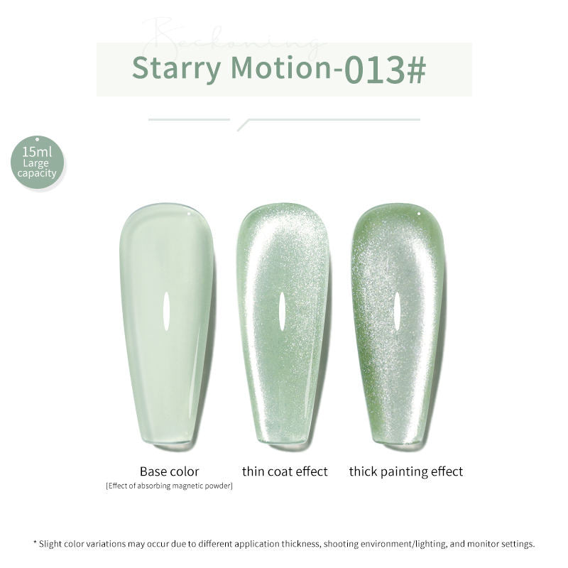 24 Colors 15ml Eco-Friendly Super Sparkling Ice Sand Crystal Cat Eye Nail Gel Set