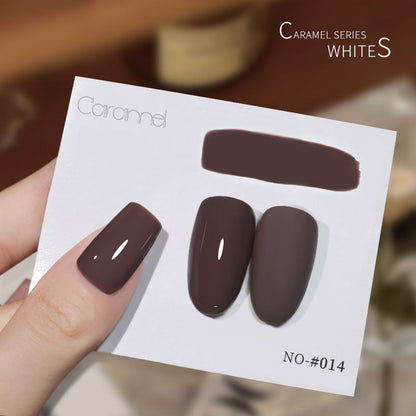 30 Colors  15ML Maillard Caramel Mocha Soak Off UV LED Nail Gel, Early Autumn Trend Color
