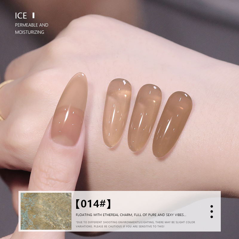 24 Colors Milky Nude Jelly Gel Polish UV LED Soak Off Nail Gel for Salon