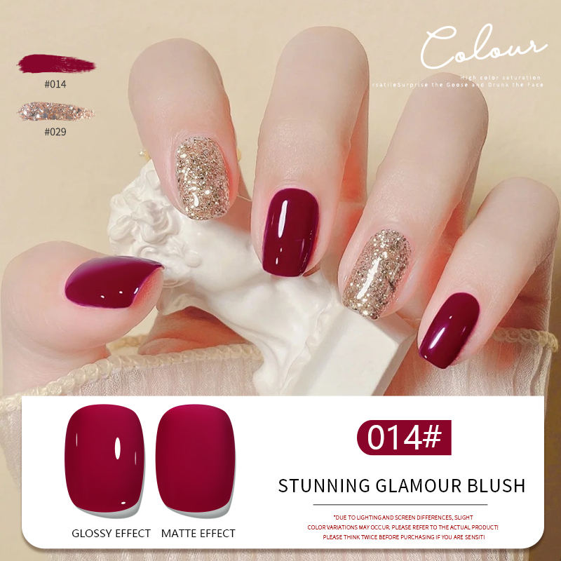 30 Colors Blush Gel Nail Polish Set UV LED Soak Off Nail Gel