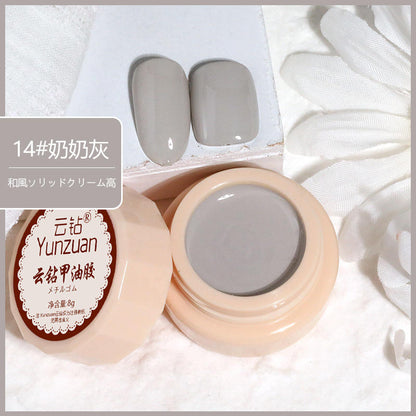 68 Colors 8g Oil Painting No-Wipe Patting Gel, Silk Smooth Natural Gradient Long-Lasting Sponge Nail Gel