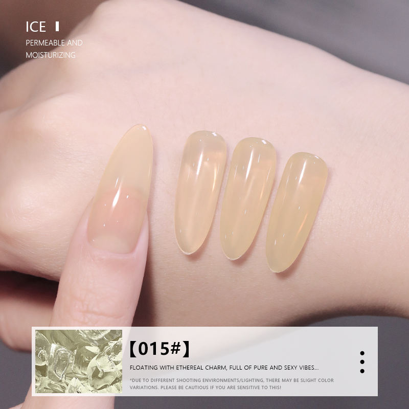24 Colors Milky Nude Jelly Gel Polish UV LED Soak Off Nail Gel for Salon