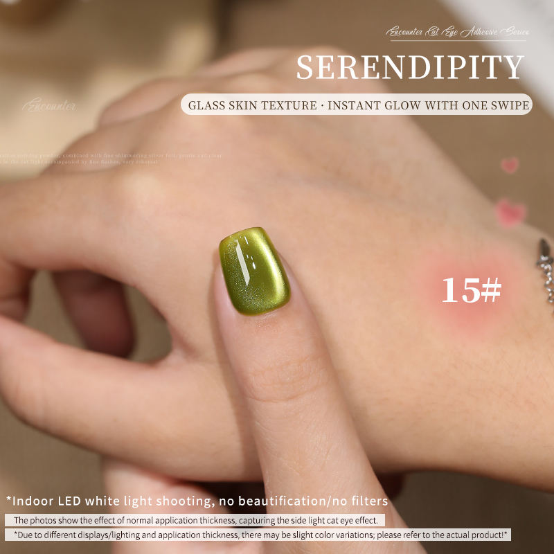 36 Colors Electroplated Porcelain White Glass Beads Phototherapy Nail Polish Cat Eye Gel Nail Polish