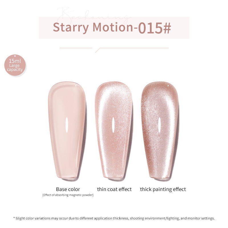 24 Colors 15ml Eco-Friendly Super Sparkling Ice Sand Crystal Cat Eye Nail Gel Set