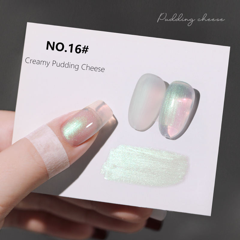16 Colors Milky Nude Gel Polish Set UV LED Soak Off Nail Gel