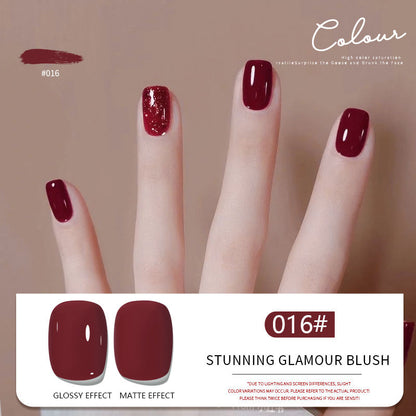 30 Colors Blush Gel Nail Polish Set UV LED Soak Off Nail Gel