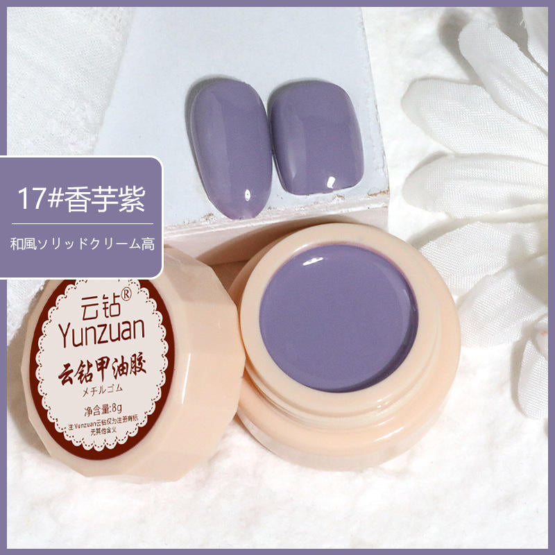 68 Colors 8g Oil Painting No-Wipe Patting Gel, Silk Smooth Natural Gradient Long-Lasting Sponge Nail Gel
