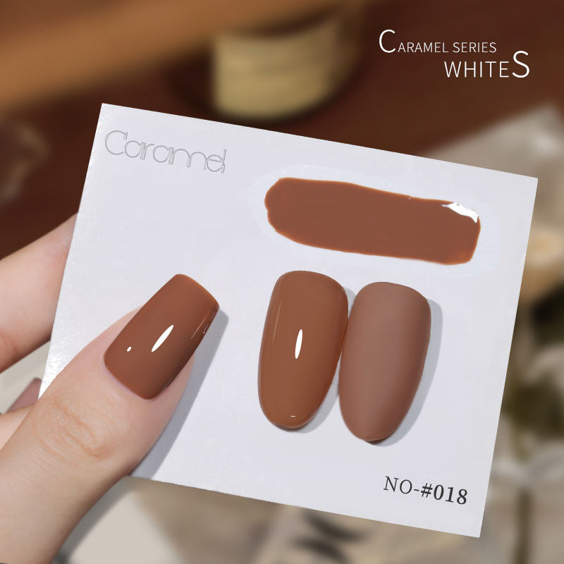 30 Colors  15ML Maillard Caramel Mocha Soak Off UV LED Nail Gel, Early Autumn Trend Color