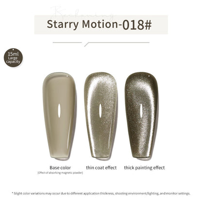 24 Colors 15ml Eco-Friendly Super Sparkling Ice Sand Crystal Cat Eye Nail Gel Set