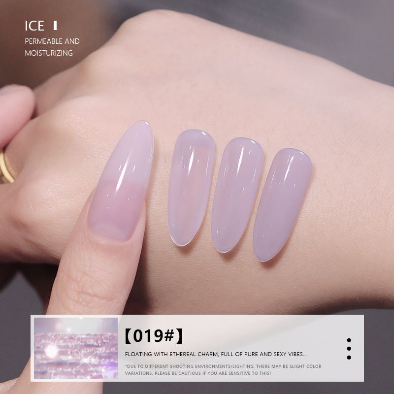 24 Colors Milky Nude Jelly Gel Polish UV LED Soak Off Nail Gel for Salon