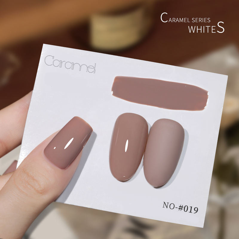30 Colors  15ML Maillard Caramel Mocha Soak Off UV LED Nail Gel, Early Autumn Trend Color