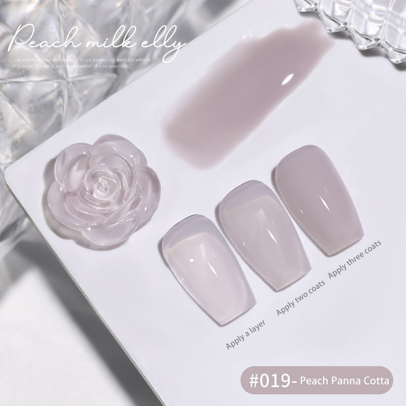 30 Colors  15ML Peach Panna Cotta Long Lasting Soak Off UV LED Nail Gel Polish