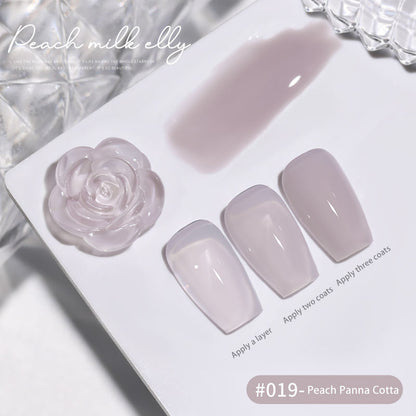 30 Colors  15ML Peach Panna Cotta Long Lasting Soak Off UV LED Nail Gel Polish
