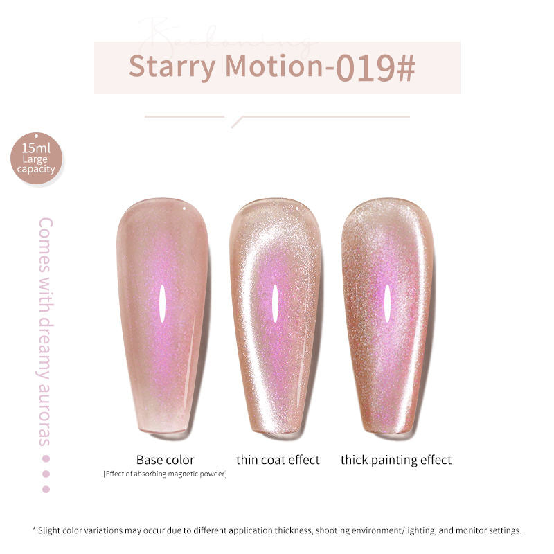 24 Colors 15ml Eco-Friendly Super Sparkling Ice Sand Crystal Cat Eye Nail Gel Set