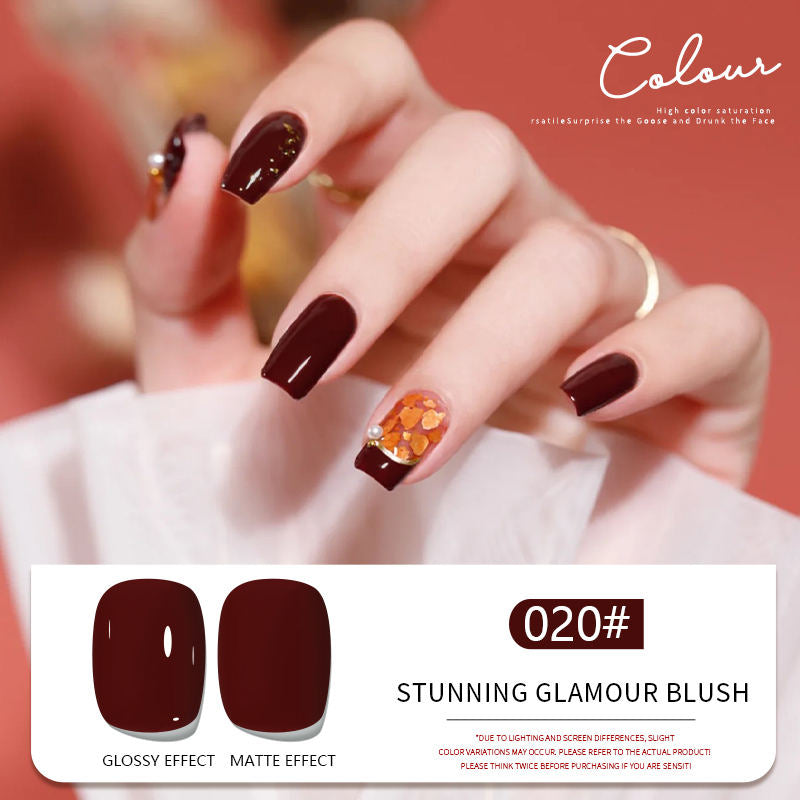 30 Colors Blush Gel Nail Polish Set UV LED Soak Off Nail Gel