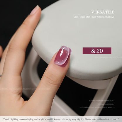 36 Colors Cat Eye Gel Nail Polish Set Nail Salon Professional 15ML Shining Glass Bead Gel Polish