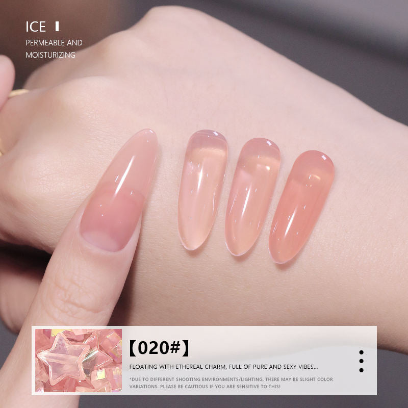 24 Colors Milky Nude Jelly Gel Polish UV LED Soak Off Nail Gel for Salon