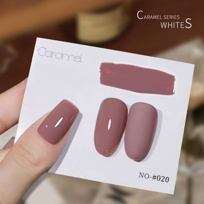 30 Colors  15ML Maillard Caramel Mocha Soak Off UV LED Nail Gel, Early Autumn Trend Color