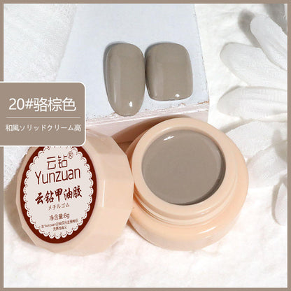 68 Colors 8g Oil Painting No-Wipe Patting Gel, Silk Smooth Natural Gradient Long-Lasting Sponge Nail Gel