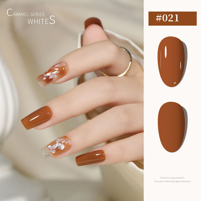 30 Colors  15ML Maillard Caramel Mocha Soak Off UV LED Nail Gel, Early Autumn Trend Color