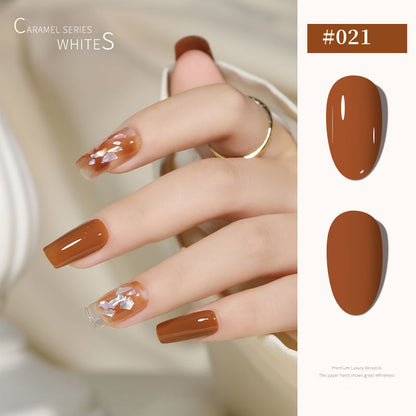30 Colors  15ML Maillard Caramel Mocha Soak Off UV LED Nail Gel, Early Autumn Trend Color