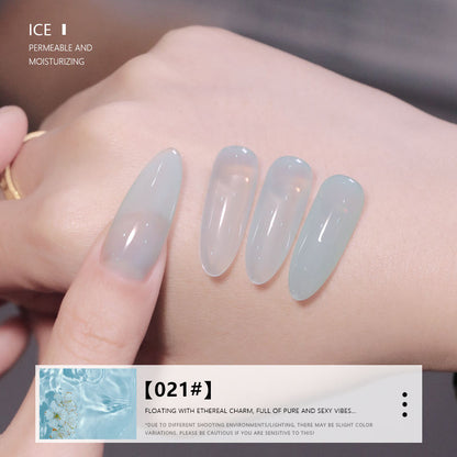 24 Colors Milky Nude Jelly Gel Polish UV LED Soak Off Nail Gel for Salon