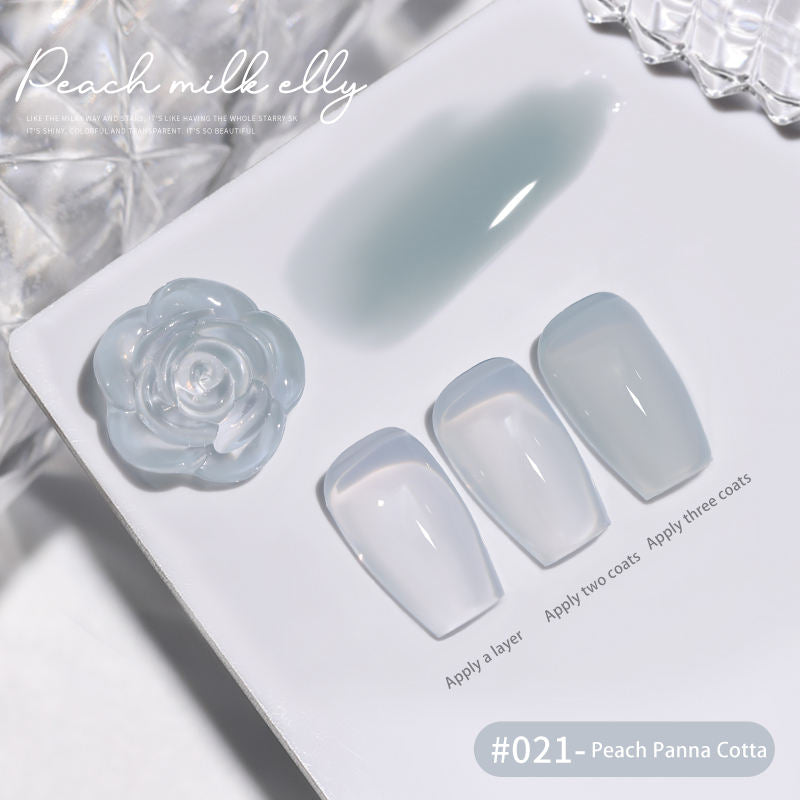 30 Colors  15ML Peach Panna Cotta Long Lasting Soak Off UV LED Nail Gel Polish