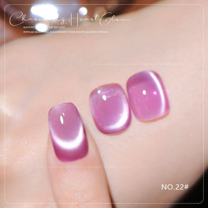 36 Colors Charming Heart Glow Cat Eye Gel Polish Set UV LED Soak