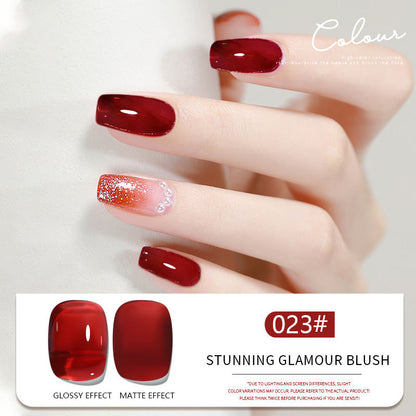 30 Colors Blush Gel Nail Polish Set UV LED Soak Off Nail Gel
