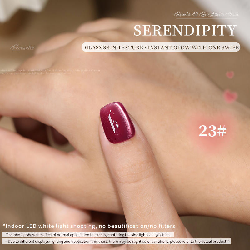 36 Colors Electroplated Porcelain White Glass Beads Phototherapy Nail Polish Cat Eye Gel Nail Polish