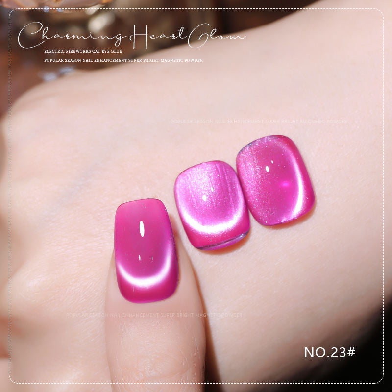 36 Colors Charming Heart Glow Cat Eye Gel Polish Set UV LED Soak