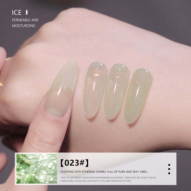24 Colors Milky Nude Jelly Gel Polish UV LED Soak Off Nail Gel for Salon