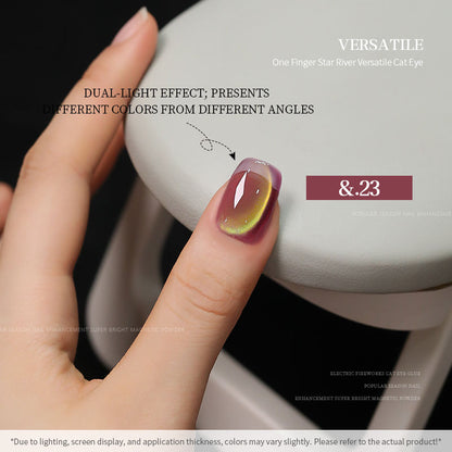 36 Colors Cat Eye Gel Nail Polish Set Nail Salon Professional 15ML Shining Glass Bead Gel Polish