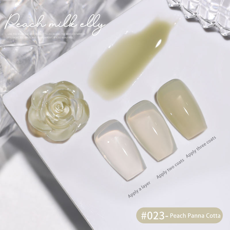 30 Colors  15ML Peach Panna Cotta Long Lasting Soak Off UV LED Nail Gel Polish