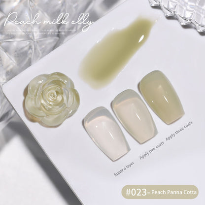 30 Colors  15ML Peach Panna Cotta Long Lasting Soak Off UV LED Nail Gel Polish