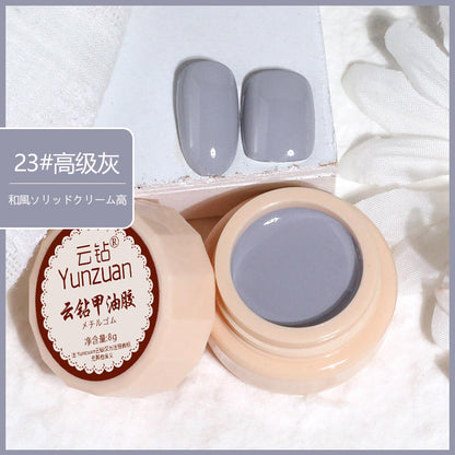 68 Colors 8g Oil Painting No-Wipe Patting Gel, Silk Smooth Natural Gradient Long-Lasting Sponge Nail Gel